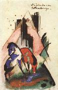 Franz Marc, Watering Place on Rubinber (mk34)